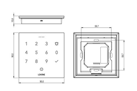 loxone nano anthracite codes